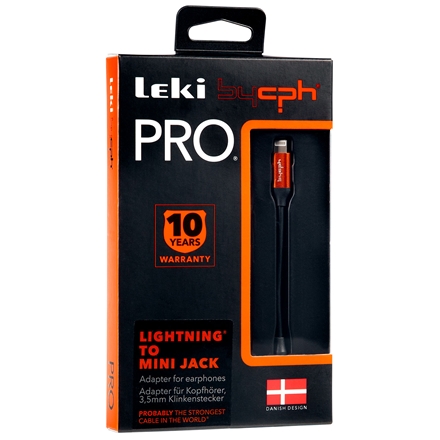 Leki bycph PRO Lightning to Mini Jack for Earphones