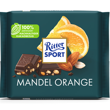 Ritter Sport Mandel Orange 100 g