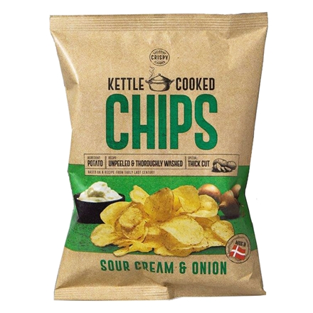 Kettle Sour Creme & Onion Chips 150 g