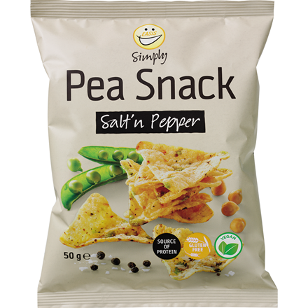 EASIS Simply Pea Snack Med Salt'n Pepper 50 g
