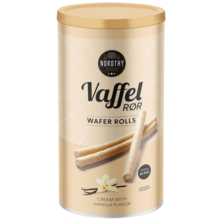 Nordthy Vaffelrør Vanilje 250 g