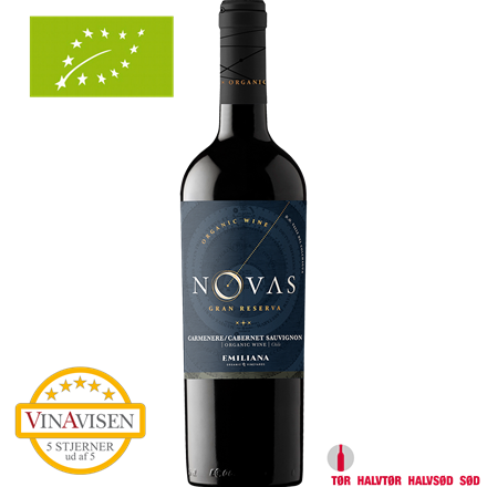 Novas Gran Reserva Carmenère Cab Sauvignon Organic 0,75l