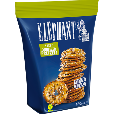 Elephant Pretzels Mixed Seeds 180 g