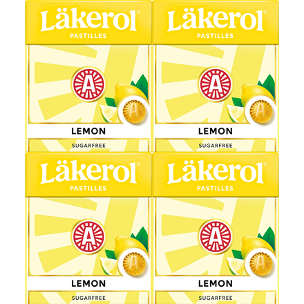 Läkerol Lemon 4-pak