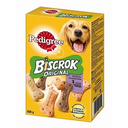 Pedigree Biscrok i 3 smagsvariationer 500 g