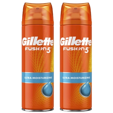 Gillette Fusion Shave Gel Moisturizing 2 x 200 ml
