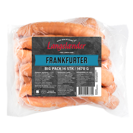 Langelænder Frankfurter 1470g