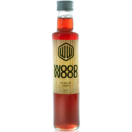 Wood Wood Jordbær Sirup 0,2 l