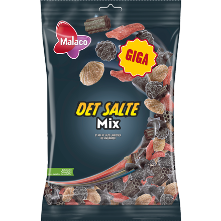 Malaco Det Salte Mix 800 g