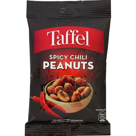 Taffel Spicy Chili Peanuts 150 g
