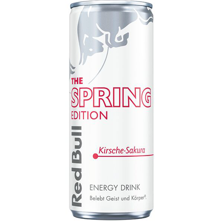 Red Bull Energy Spring Edition Kirsche-Sakura 2026 0,25 l + pant