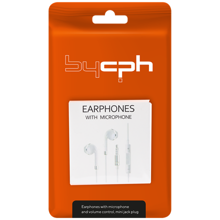 Leki bycph Earphones w. Mic. - Minijack