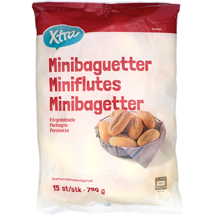 Coop Miniflutes 750 g