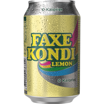 Faxe Kondi Lemon 0 kal. 18x0,33 l