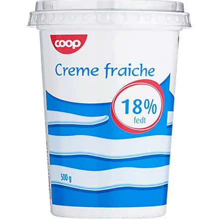 Coop Creme Fraiche 18% 500 g