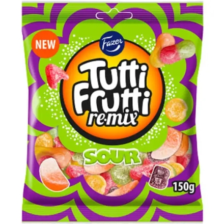Fazer Tutti Frutti Remix Sour 150g