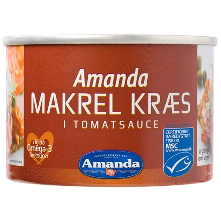 Amanda MSC Makrelkræs 190 g