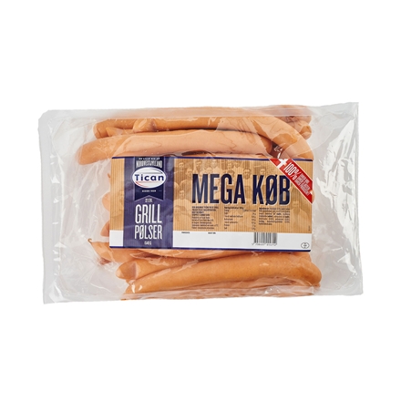 Megakøb Grillpølser 1540 g