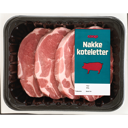 Coop Nakkekoteletter 500 g