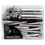 Nytårs Bordpynt Sølv 14-pak