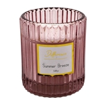 Duftlys i Riflet Glas