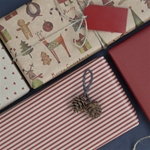 Gavepapir kraft 70gr 70cmx2m 4ass