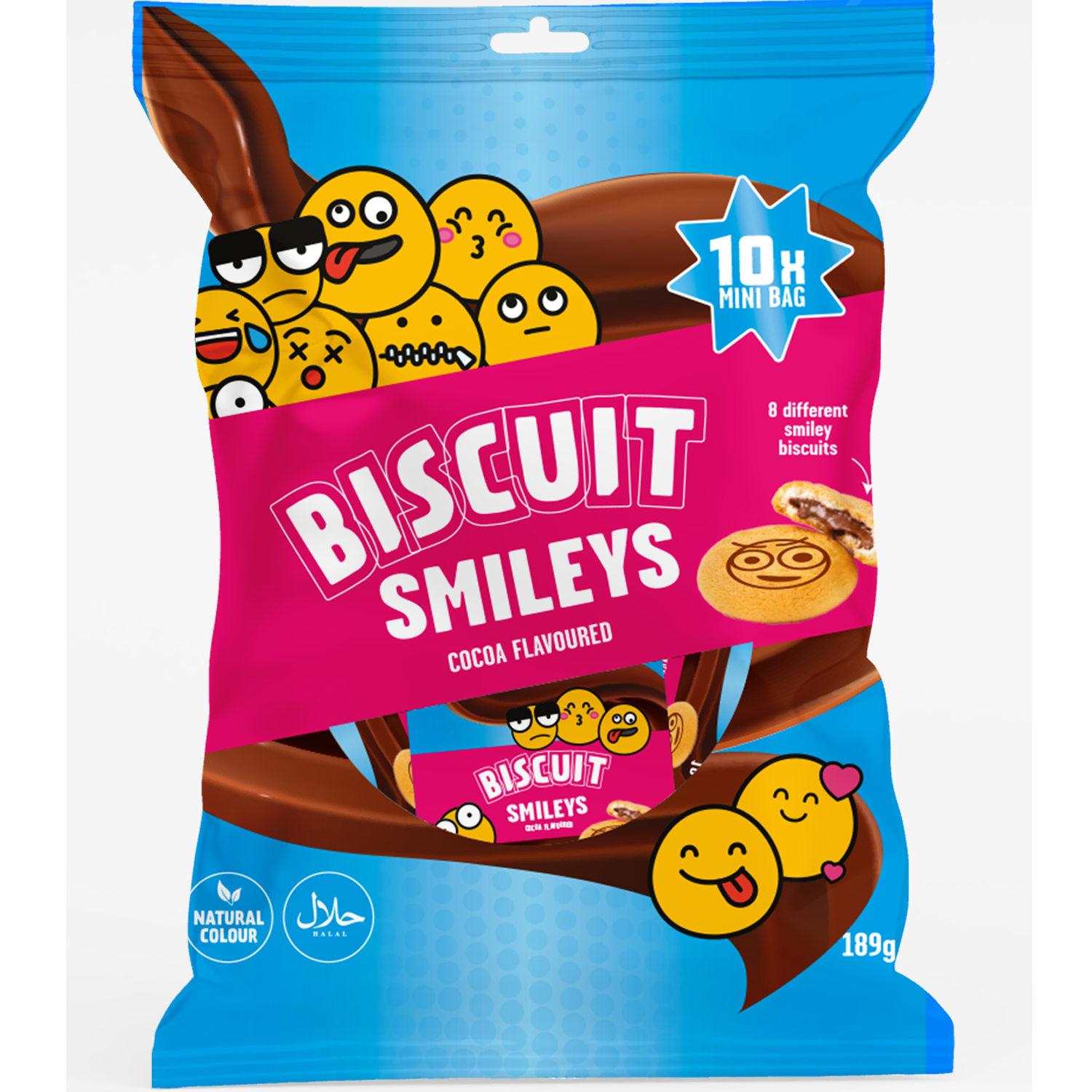 Biscuit Smileys 10pak 190 g
