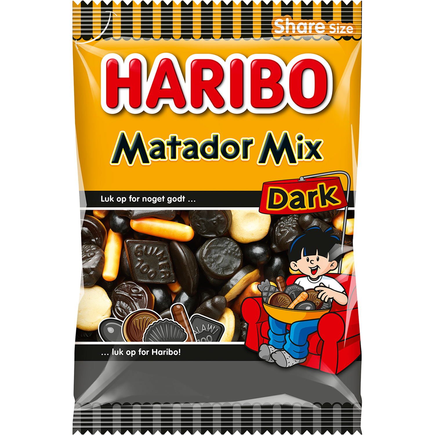 Merchandiser badning forberede Haribo Matador Mix Dark 350 g