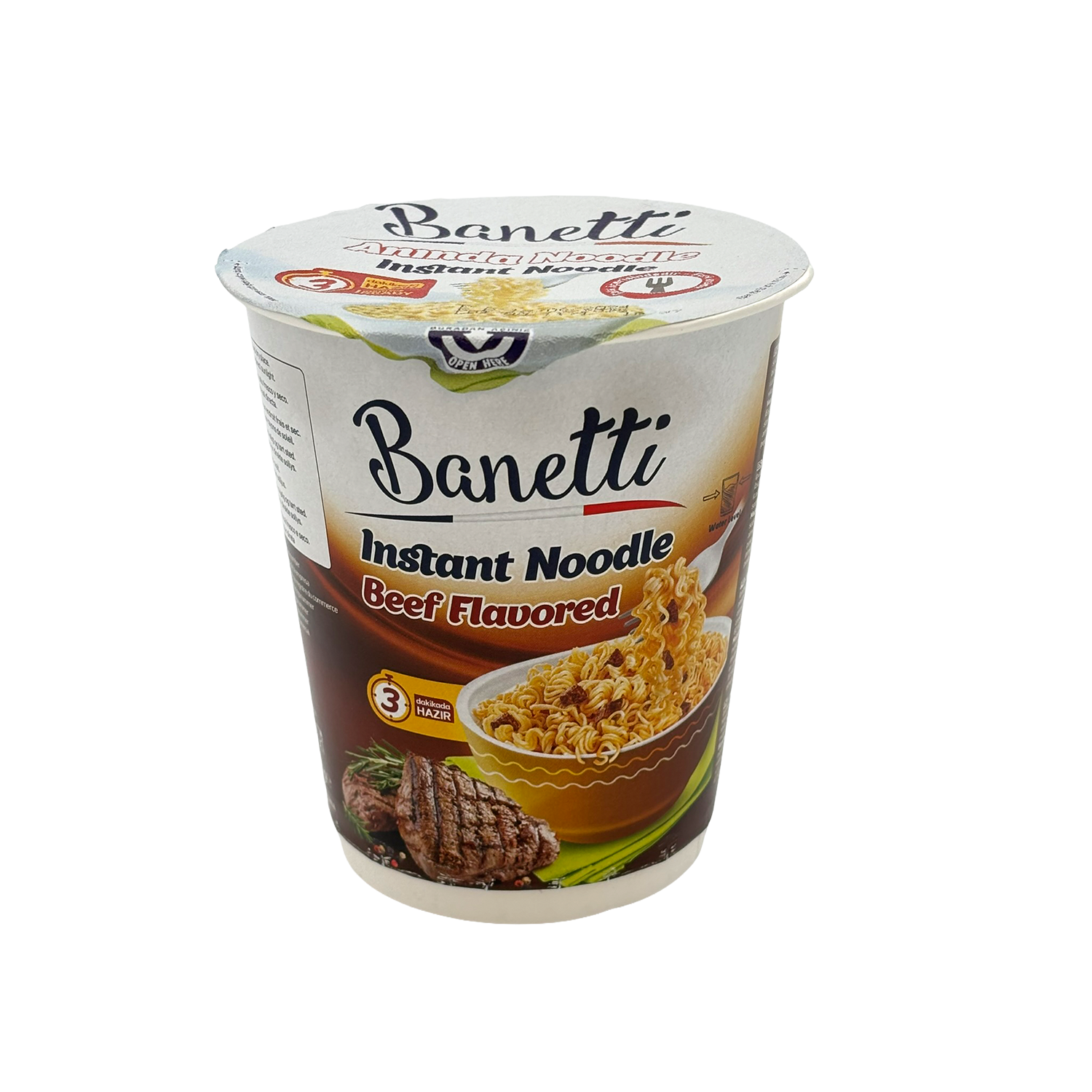 Banetti Cup Nudler Okse 65 g