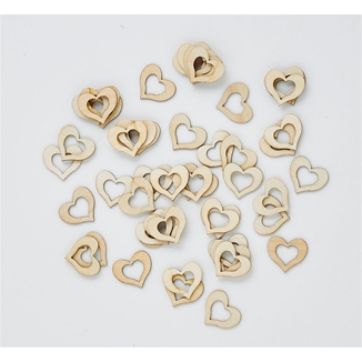 Strpynt Træ Hjerter