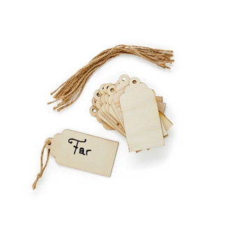 Bordkort i Træ Manilla