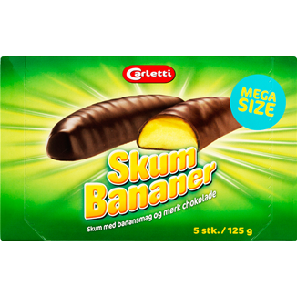 Carletti Skumbananer 5-pak