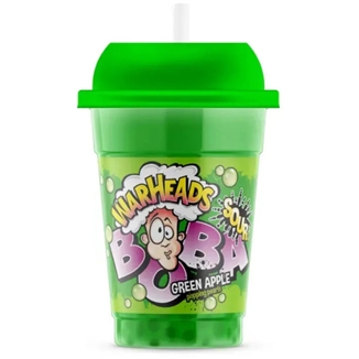 Warheads Boba Sour Green Apple