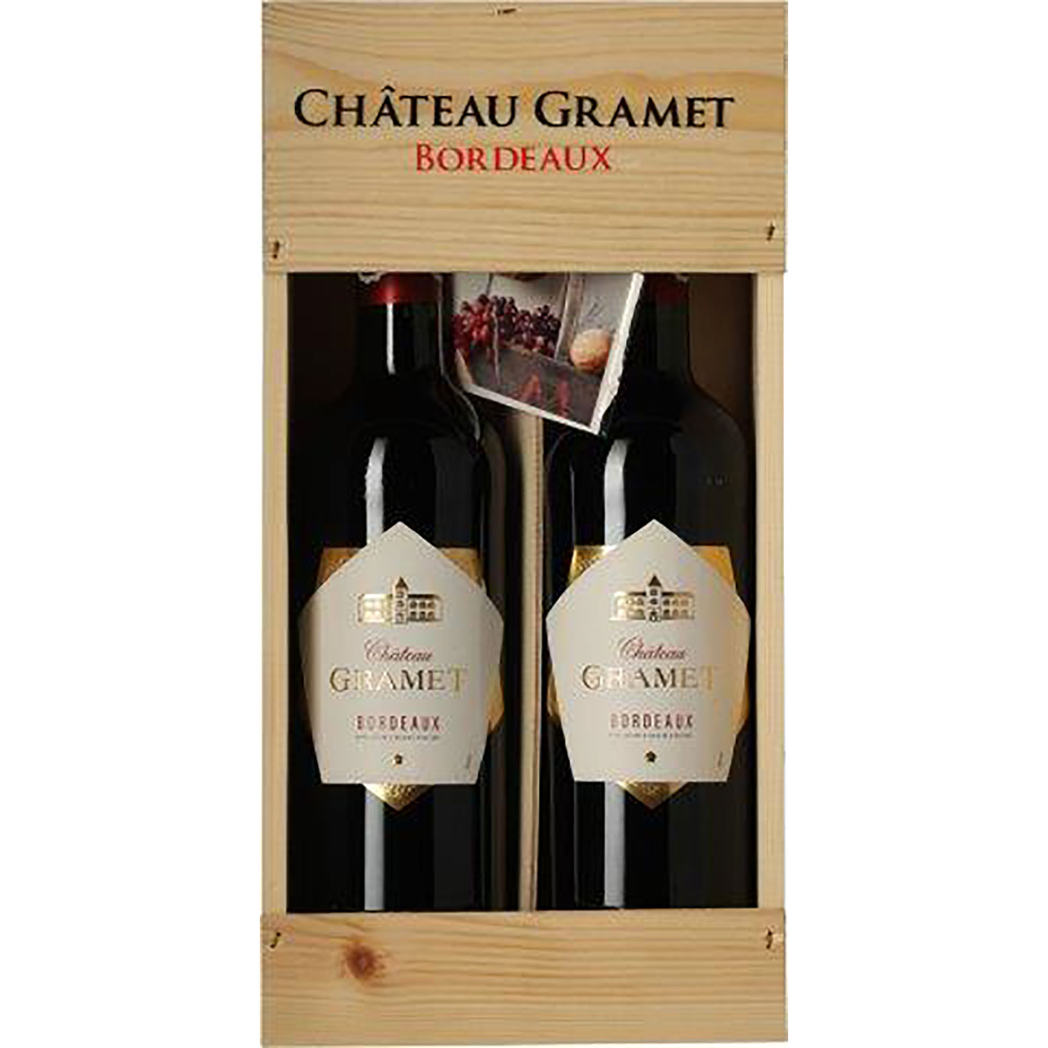 Chateau Gramet Bordeaux Gaveæske 2x0,75 l