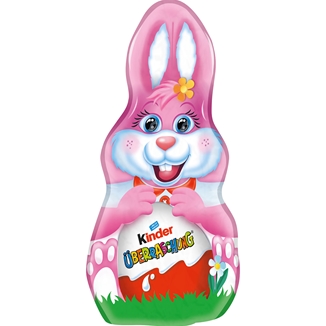 Ferrero Kinder Påskehare med Overraskelse Rosa