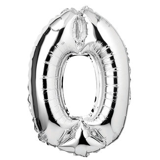 Folieballon Nr. 0 35 Cm Slv