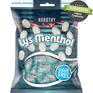 Nordthy Sukkerfrie Lys Menthol