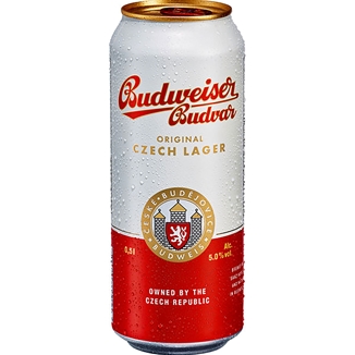 Budweiser Budvar + pant