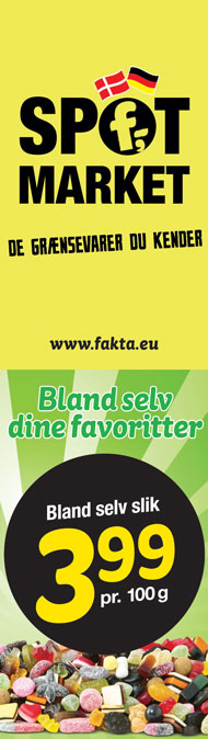 Bland selv slik KUN DKK 3,99 pr. 100 g